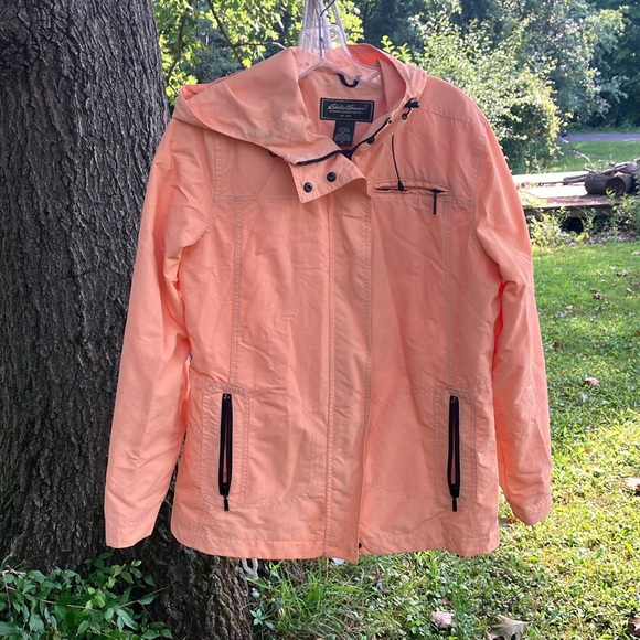 Eddie Bauer Peach Hooded Jacket - Picture 3 of 7